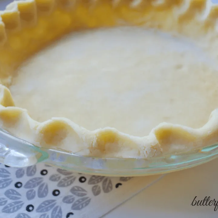 This flaky lard pie crust will blow your mind!
