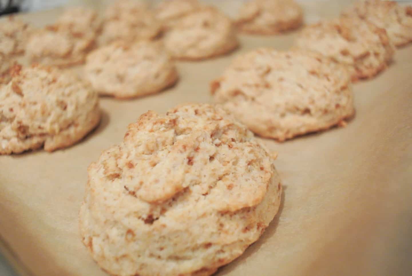Buttery Coconut Oil Drop Biscuits • Butter For All
