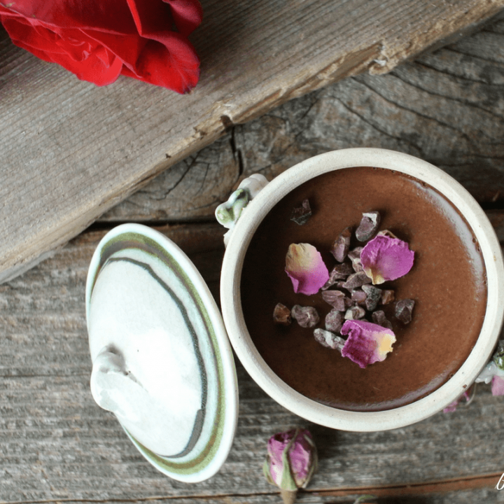 Petit Chocolate Rose Pots De Crème