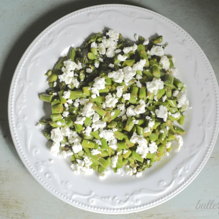 Warm Asparagus, Habanero and Feta Salad