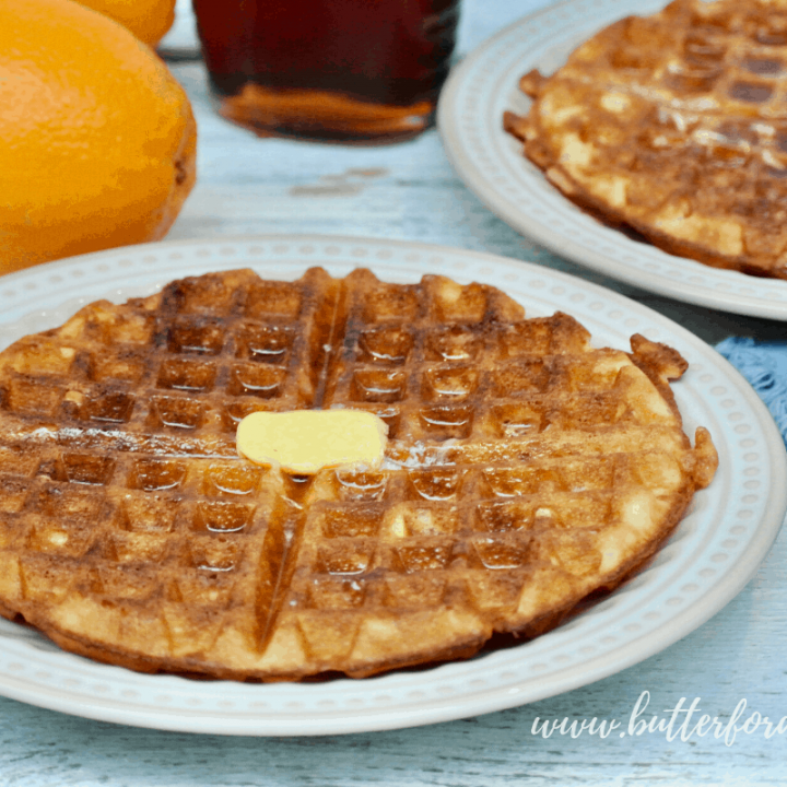 Overnight Sourdough Waffles