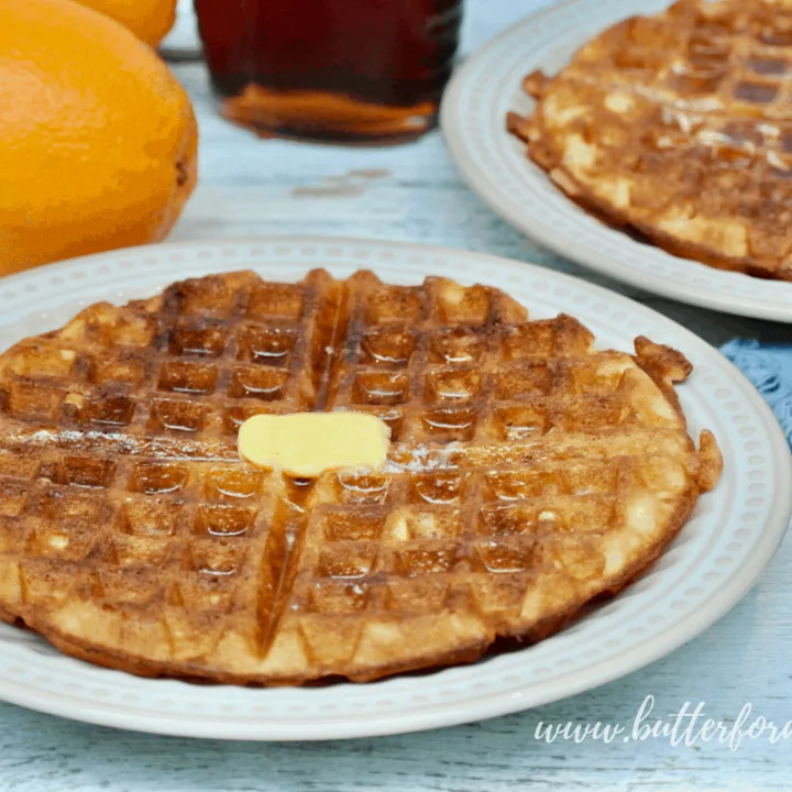 Overnight Sourdough Waffles