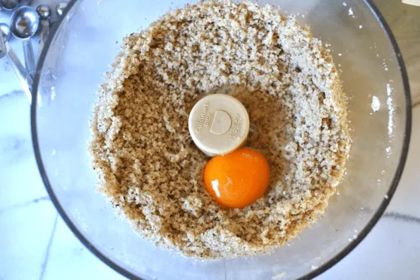 Cracker ingredients in a bowl.