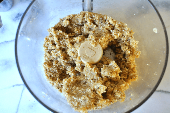 Cracker dough in a bowl.