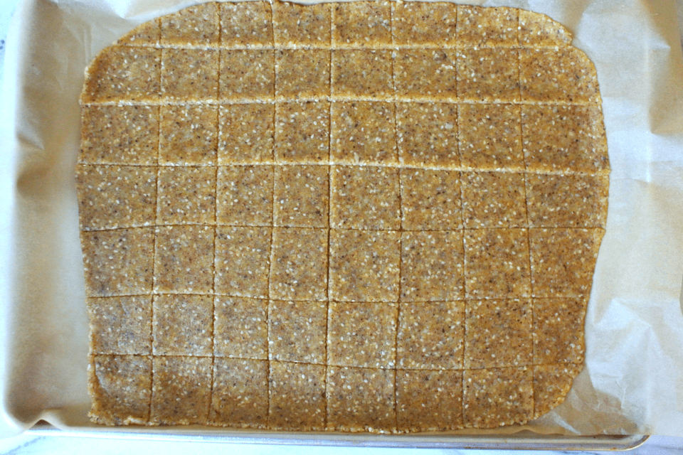 Sesame, Cheese, and Nut Crackers Gluten Free and Keto Friendly