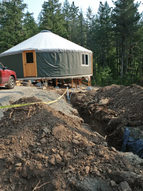 A yurt.