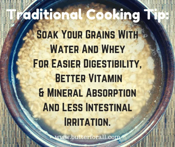 Soak Your Grains, Butter For All