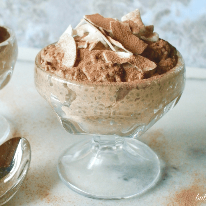 Chocolate Coconut And Almond Chia Seed Pudding