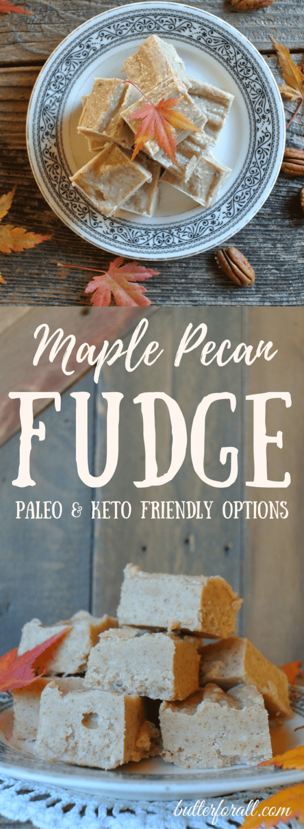 Maple Pecan Fudge - Paleo And Keto Friendly