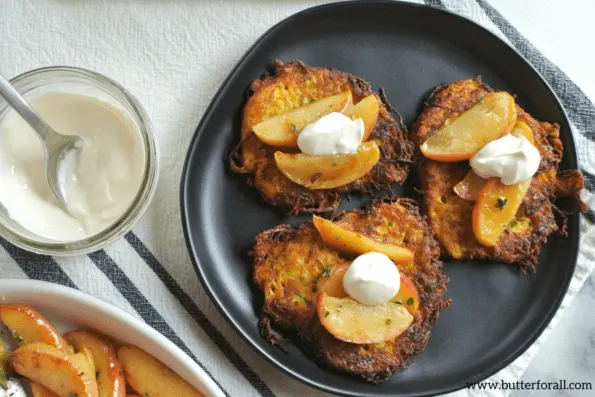 Spaghetti Squash Latkes - Grain-Free And Low-Carb