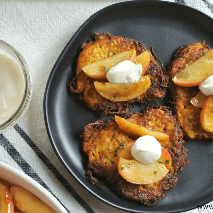 Spaghetti Squash Latkes - Grain-Free And Low-Carb