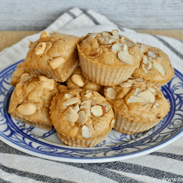 The Best Sourdough Banana Nut Butter Muffins