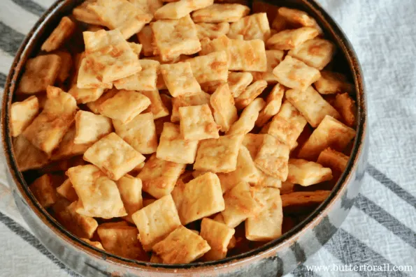 The perfect, traditionally fermented, cheesy snack cracker.