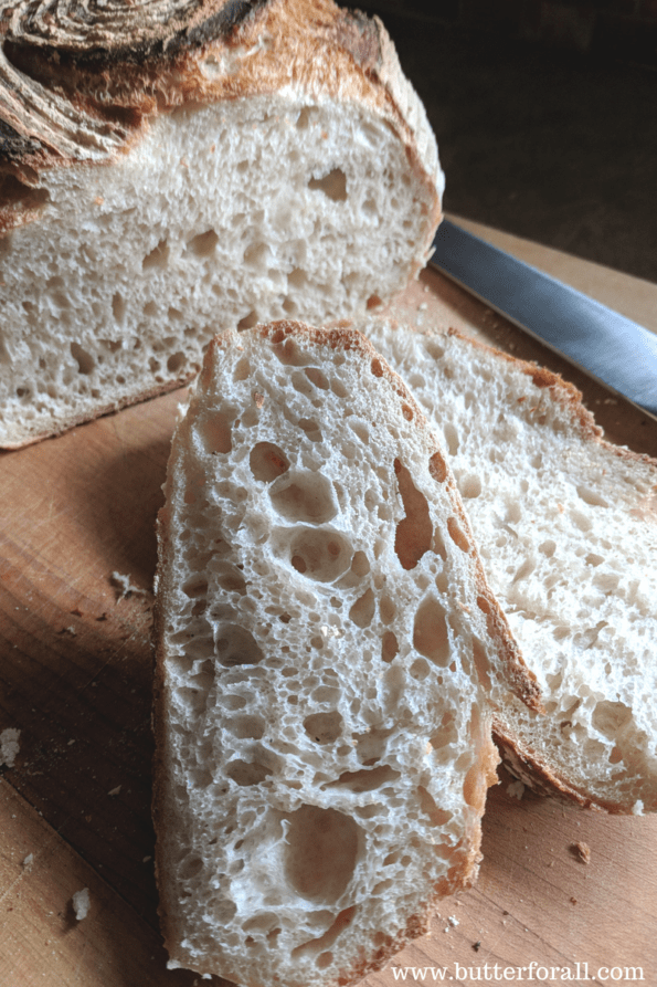 A perfect loaf of sourdough bread!