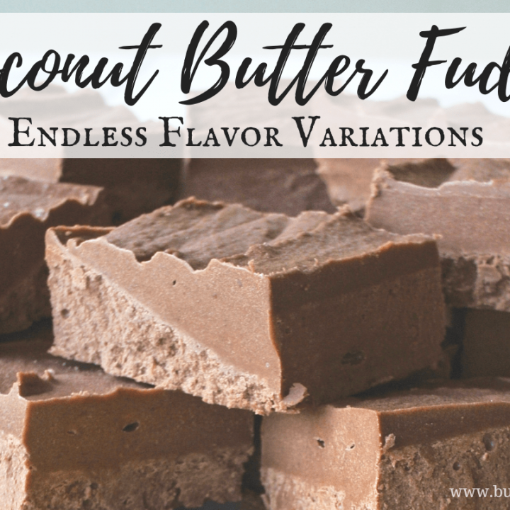 This easy coconut butter fudge is made with only 4 real-food ingredients and comes together in minutes!