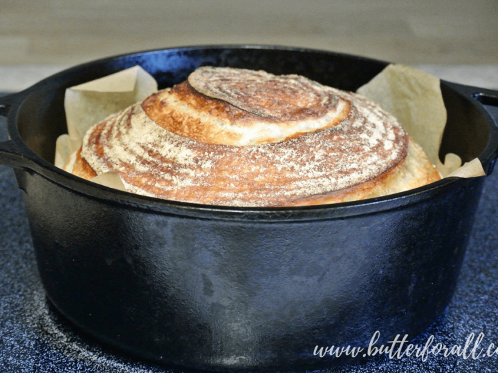 Easy Dutch Oven Sourdough - Domestic Gourmet