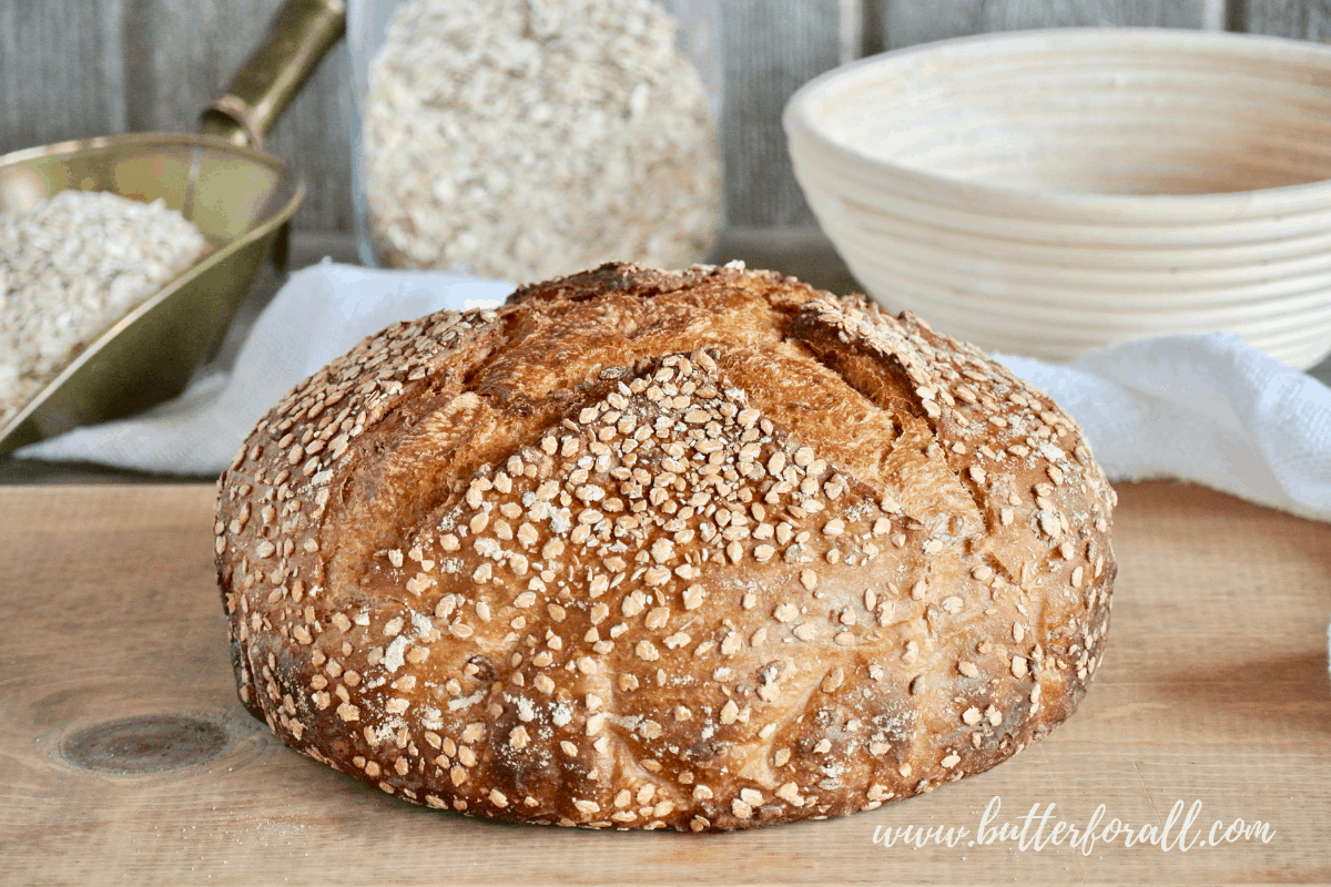 Sweet And Soft Honey Oat Sourdough Butter For All