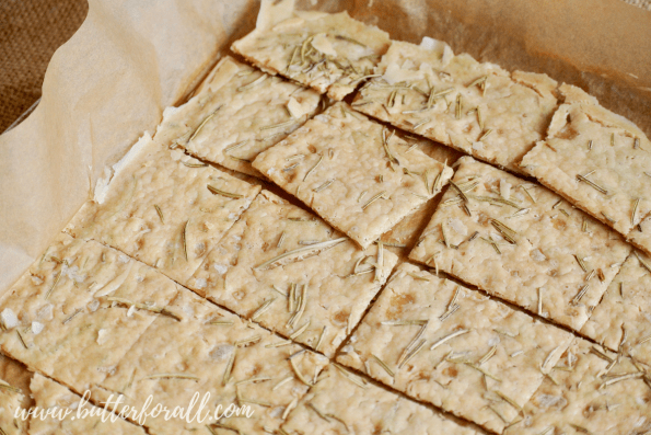 A pan of sourdough discard crackers fresh from the oven. #realfood #fermented #Sourodugh #starter #discard