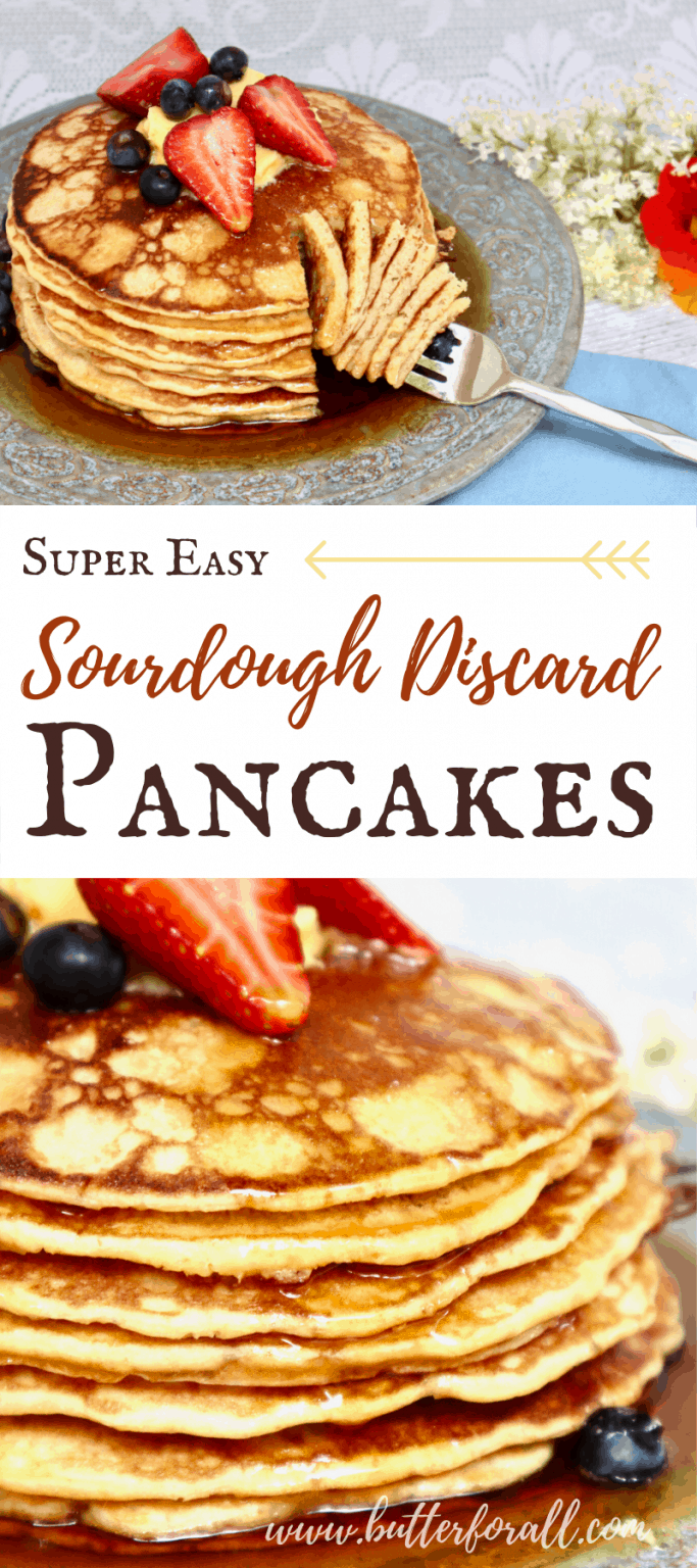 Super Easy Sourdough Discard Pancakes With Video Instructions