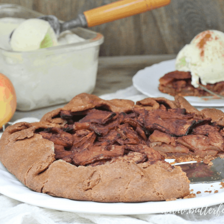 Simple and Nourishing Apple Galette in a Sprouted Whole Wheat Pastry Crust