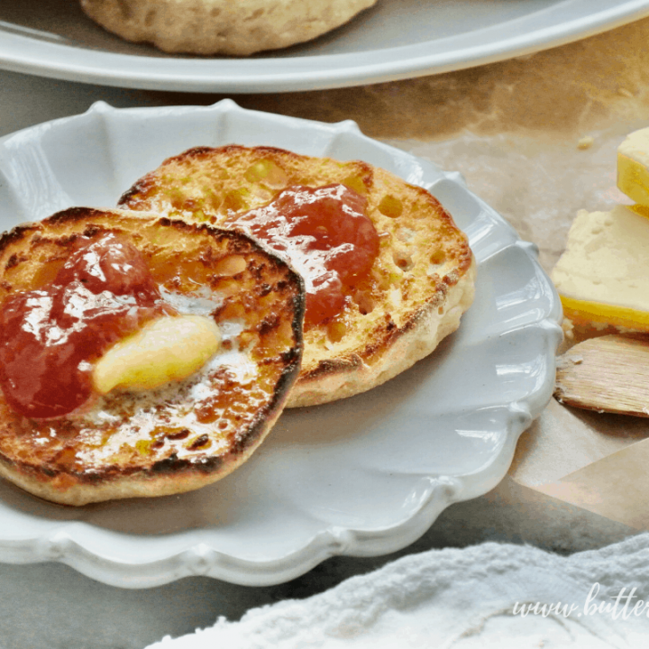 Overnight Sourdough English Muffins