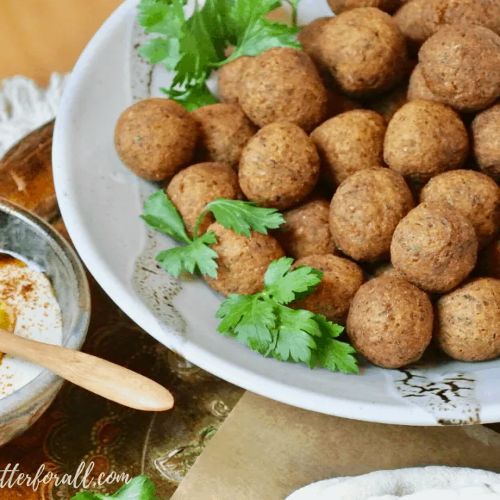 Sprouted Chickpea Falafel Balls