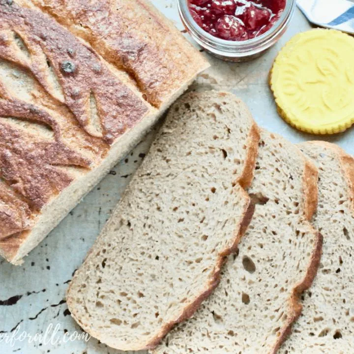 Whole Wheat Sourdough Bread