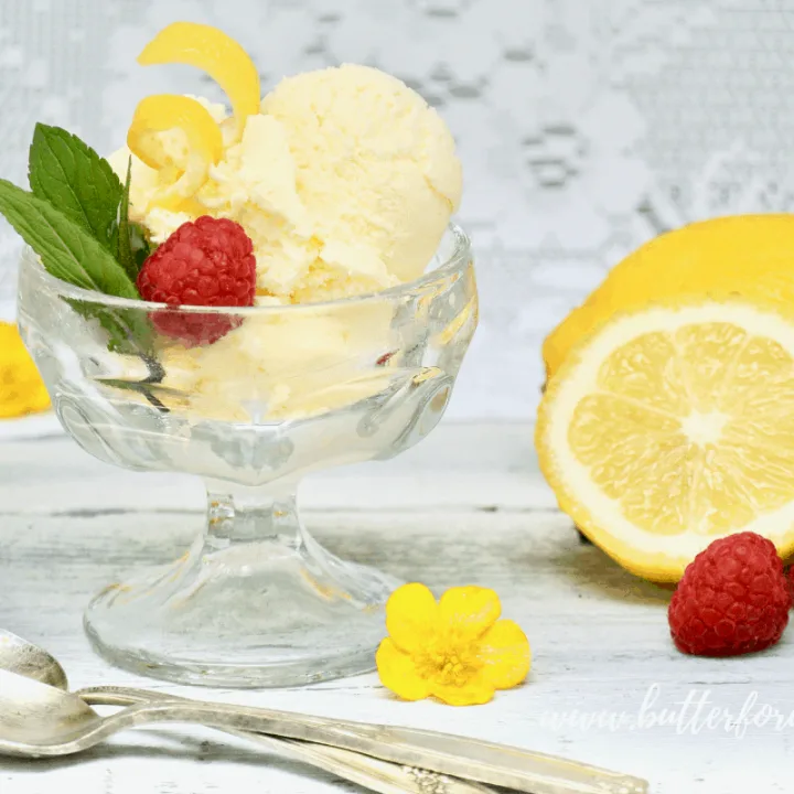 Cultured Raw Lemon Ice Cream