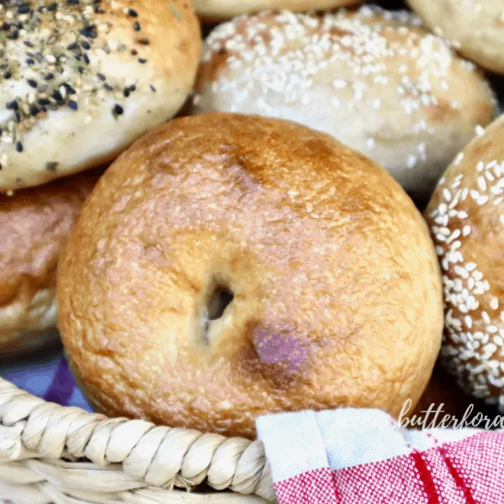 Super Soft and Chewy Sourdough Bagels