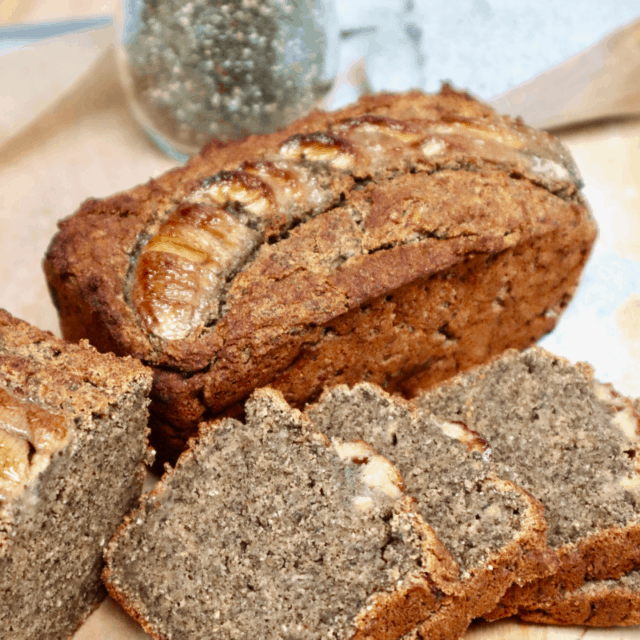 PotassiumRich Chia and Buckwheat Banana Bread Gluten Free, Egg Free