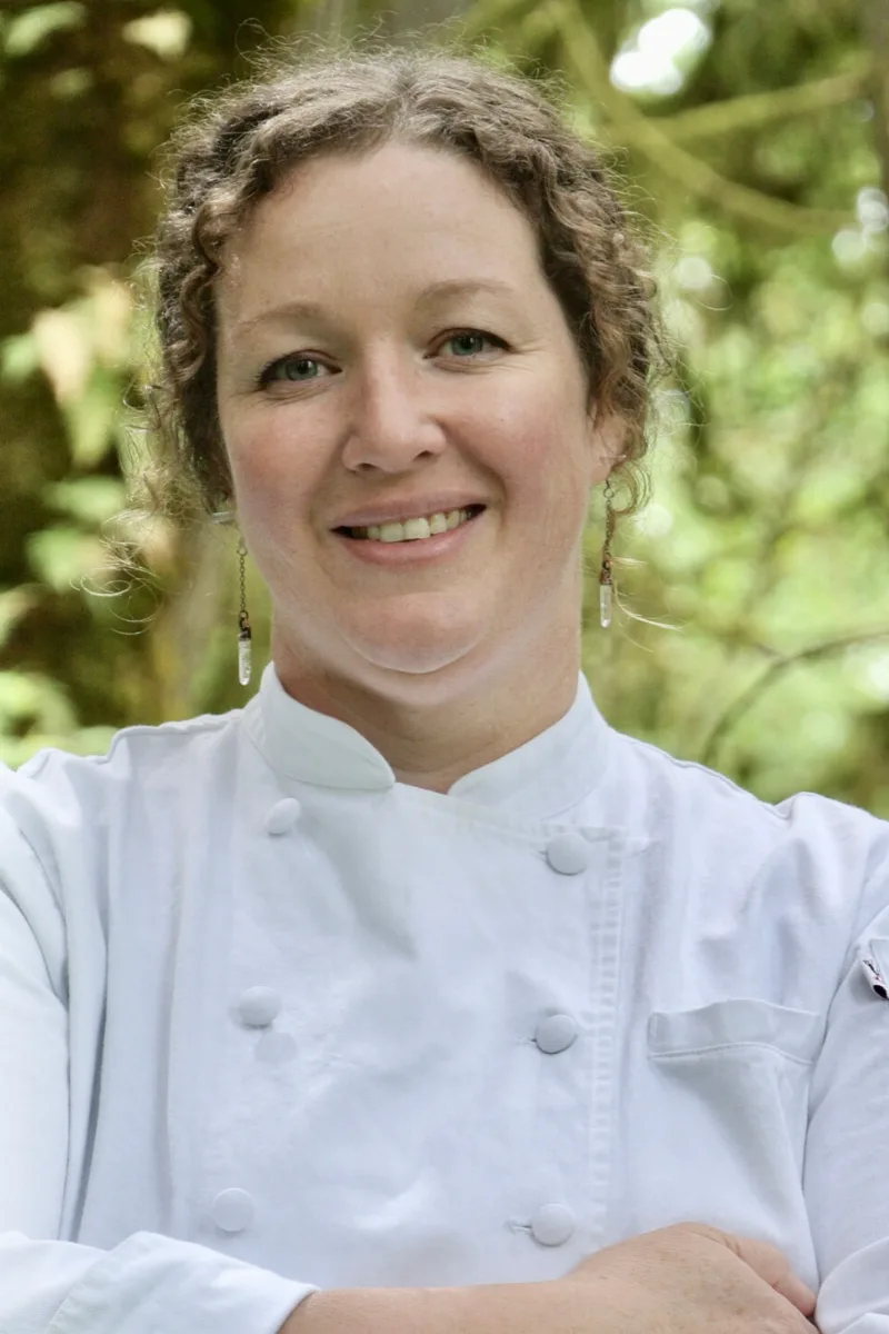 Head shot of chef and author Courtney Queen.
