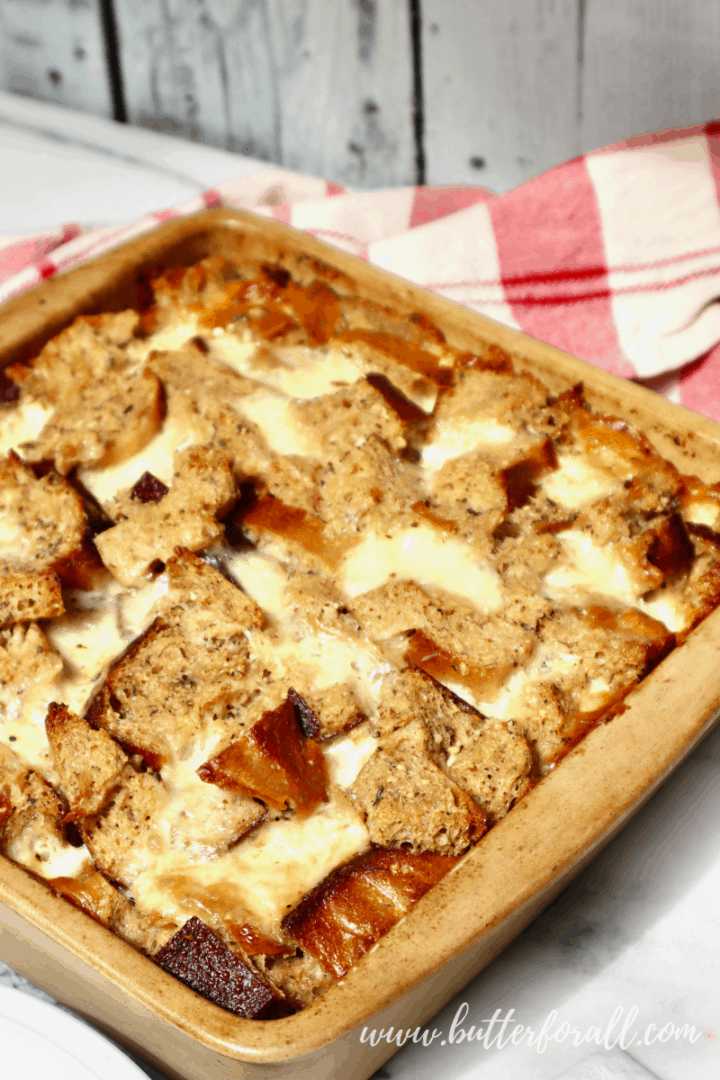 Savory Sourdough Bread Pudding • Butter For All