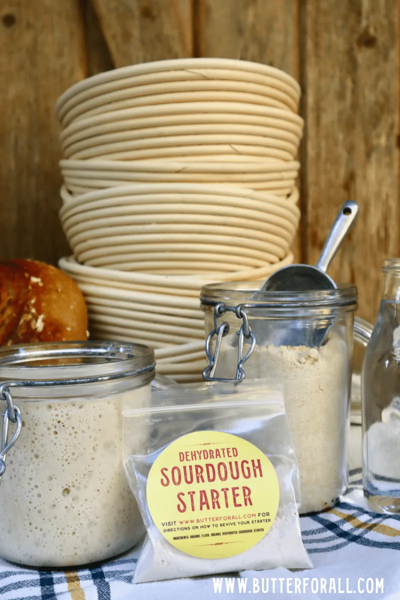 Dehydrated Sourdough Starter made with Organic Flour