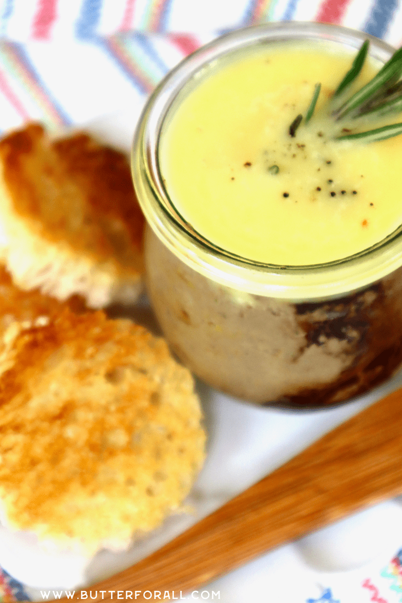 A jar of rabbit liver pâté topped with a cap of aged balsamic and clarified butter.